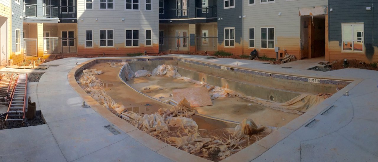Project site before construction